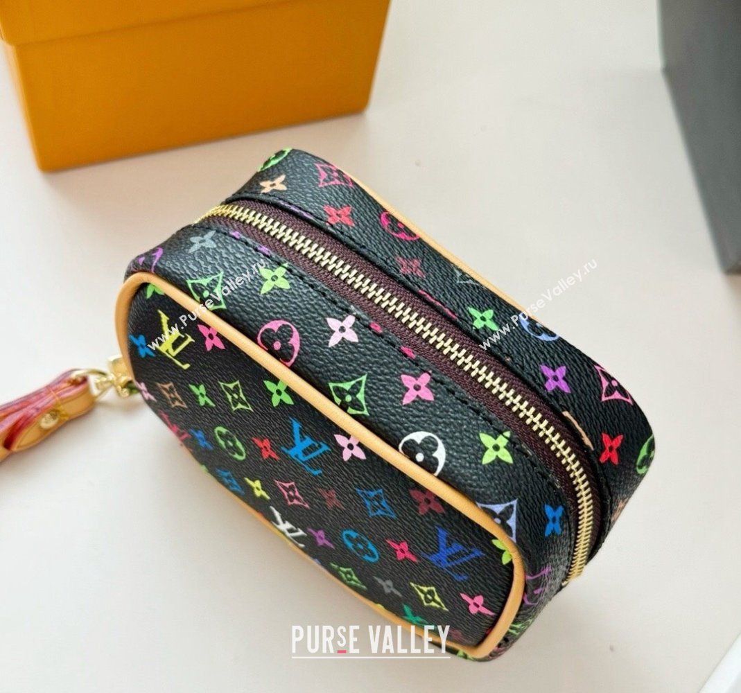 Louis Vuitton Vanity Monogram Clutch Black/Multicolor 2024 0513 (HY-240513056)