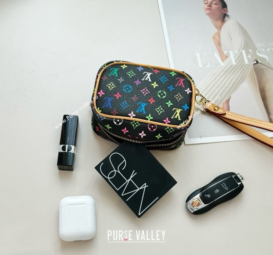 Louis Vuitton Vanity Monogram Clutch Black/Multicolor 2024 0513 (HY-240513056)