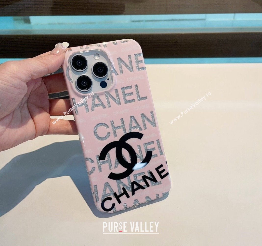 Chanel iPhone Case Light Pink 2024 0513 (A-240513091)
