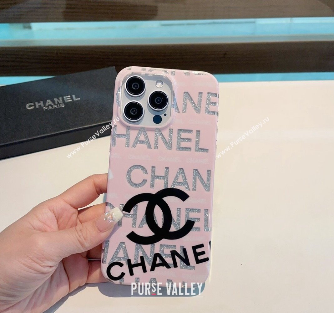 Chanel iPhone Case Light Pink 2024 0513 (A-240513091)