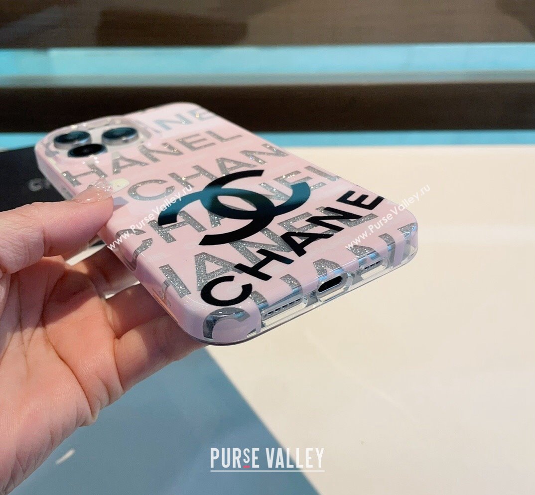 Chanel iPhone Case Light Pink 2024 0513 (A-240513091)