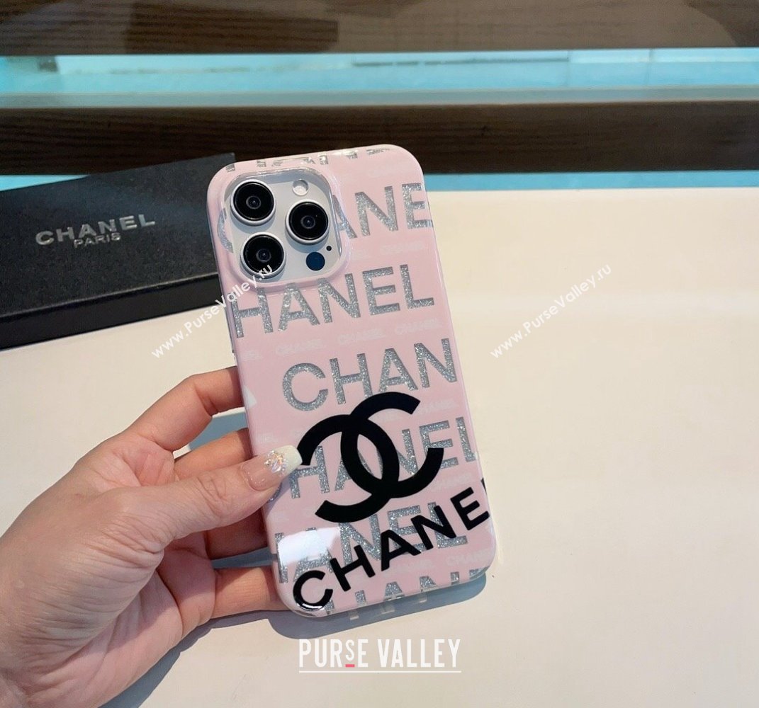 Chanel iPhone Case Light Pink 2024 0513 (A-240513091)