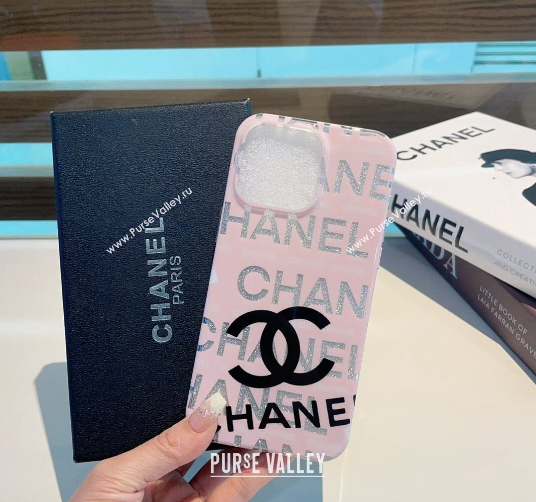 Chanel iPhone Case Light Pink 2024 0513 (A-240513091)