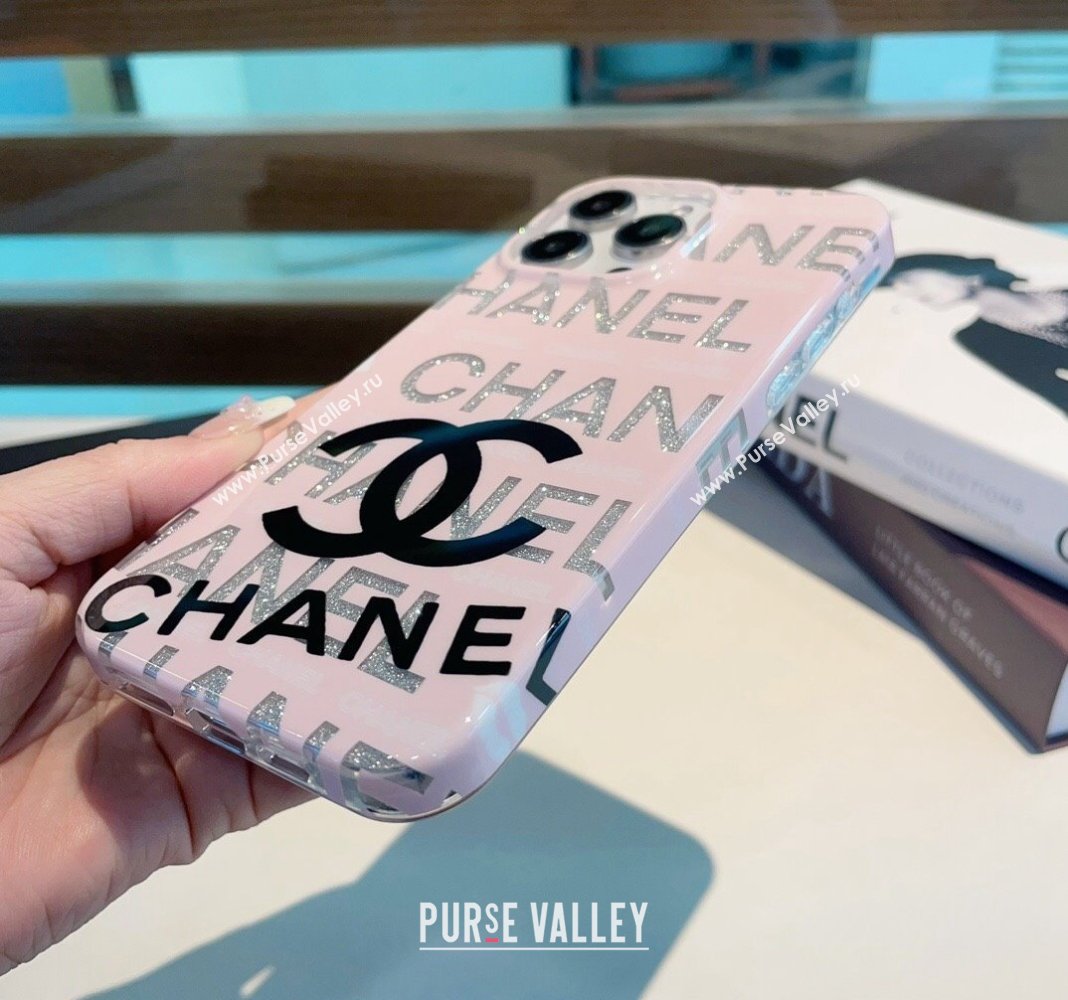 Chanel iPhone Case Light Pink 2024 0513 (A-240513091)