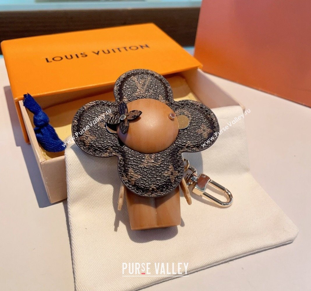 Louis Vuitton Vivienne Bag Charm and Key Holder Brown Monogram 2024 0513 (A-240513077)