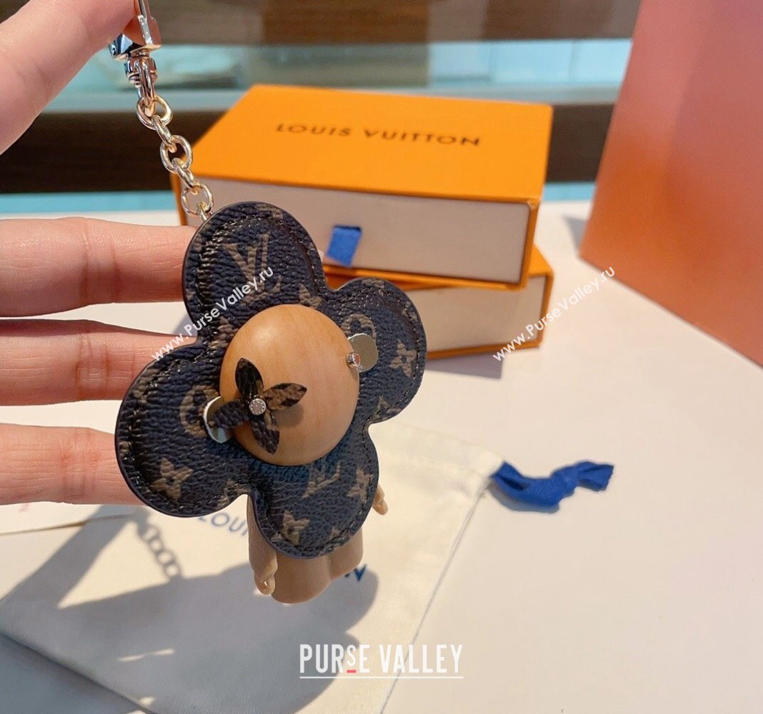 Louis Vuitton Vivienne Bag Charm and Key Holder Brown Monogram 2024 0513 (A-240513077)