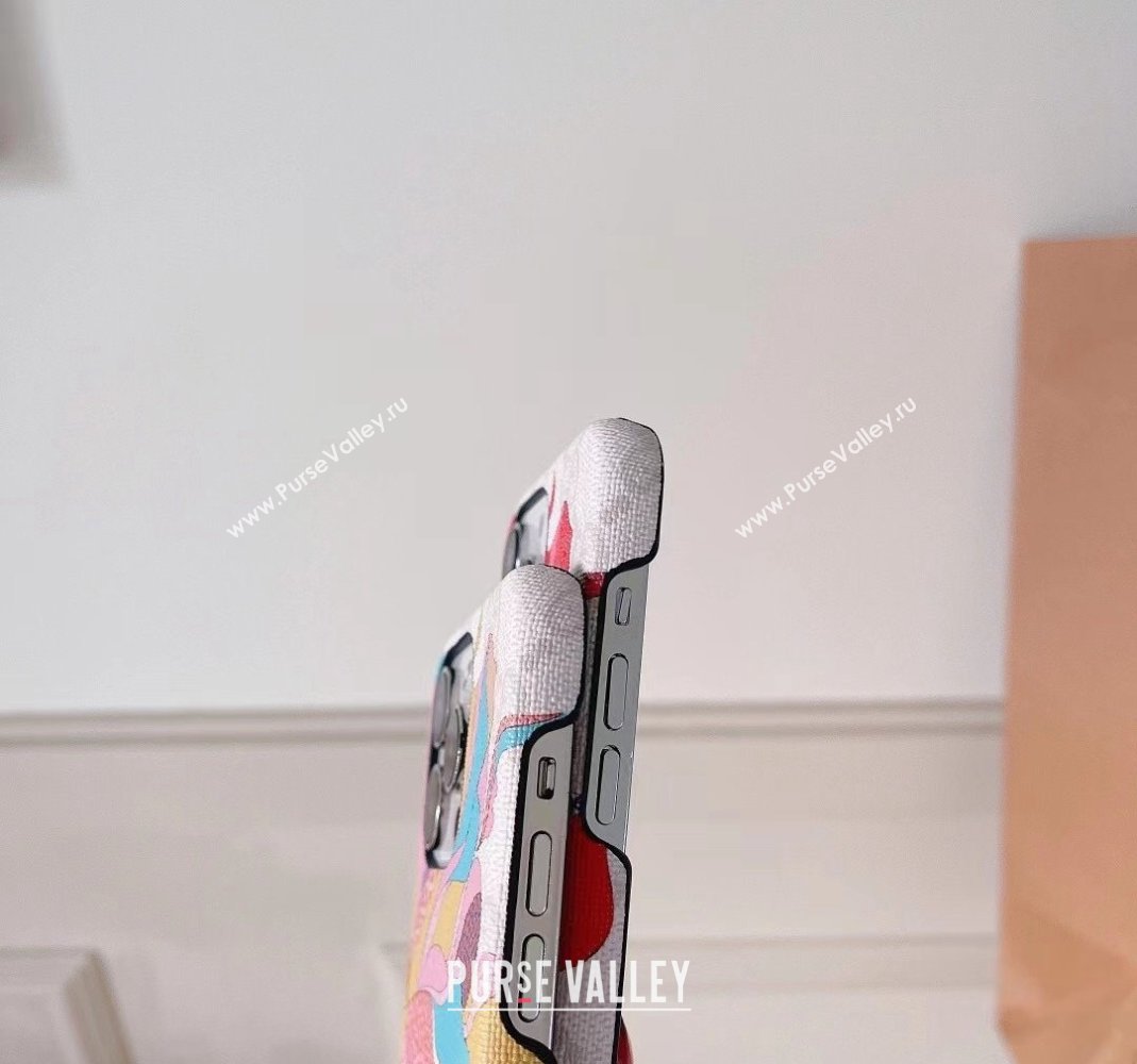 Gucci Printed iPhone Case Red 2024 0513 (HY-240513097)