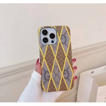 Gucci Geometry iPhone Case Grey 2024 0513 (HY-240513100)