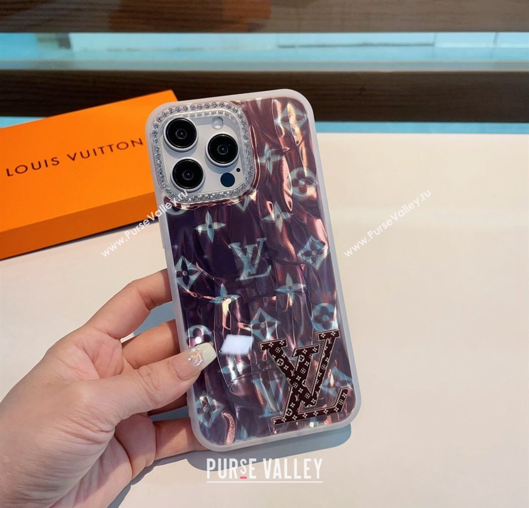 Louis Vuitton iPhone Case Purple 2024 051302 (A-240513084)