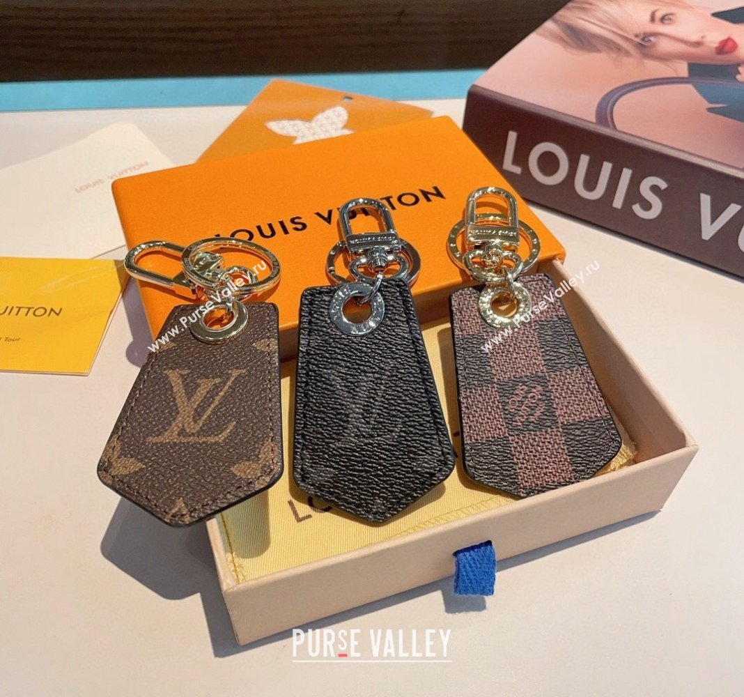Louis Vuitton Dauphine Dragonne Bag Charm and Key Holder Damier Ebene 2024 MP1775 (A-240513069)