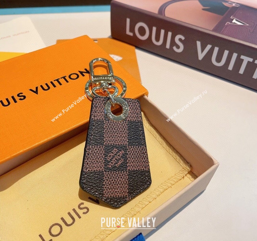 Louis Vuitton Dauphine Dragonne Bag Charm and Key Holder Damier Ebene 2024 MP1775 (A-240513069)