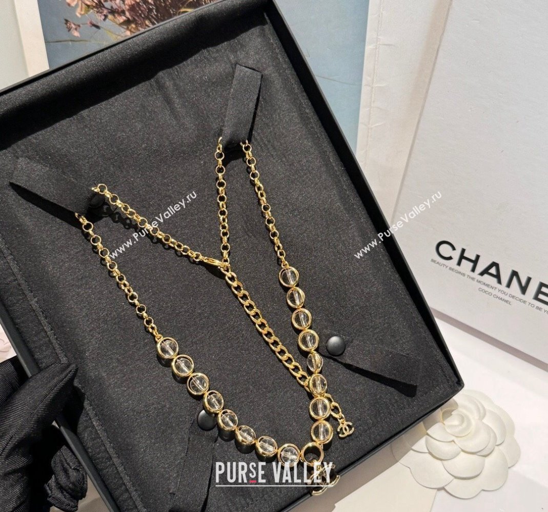 Chanel Clear Short Necklace 2024 0614 (YF-240614100)