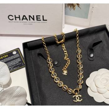 Chanel Clear Short Necklace 2024 0614 (YF-240614100)