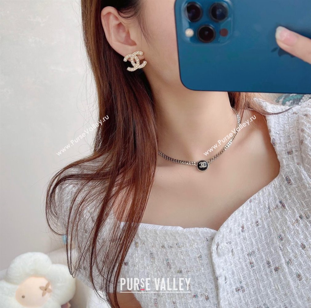 Chanel Pearls CC Earrings 2024 0912 (YF-240912035)