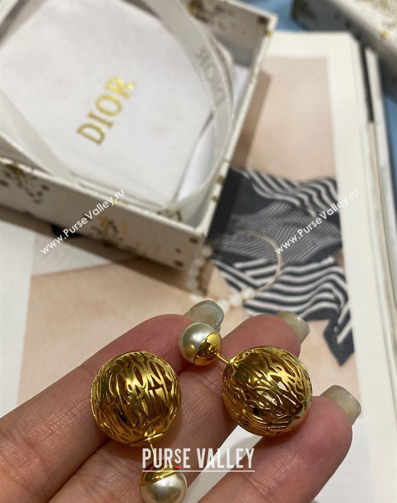 Dior Tribales Miss Dior Stud Earrings 2024 (YF-240912051)