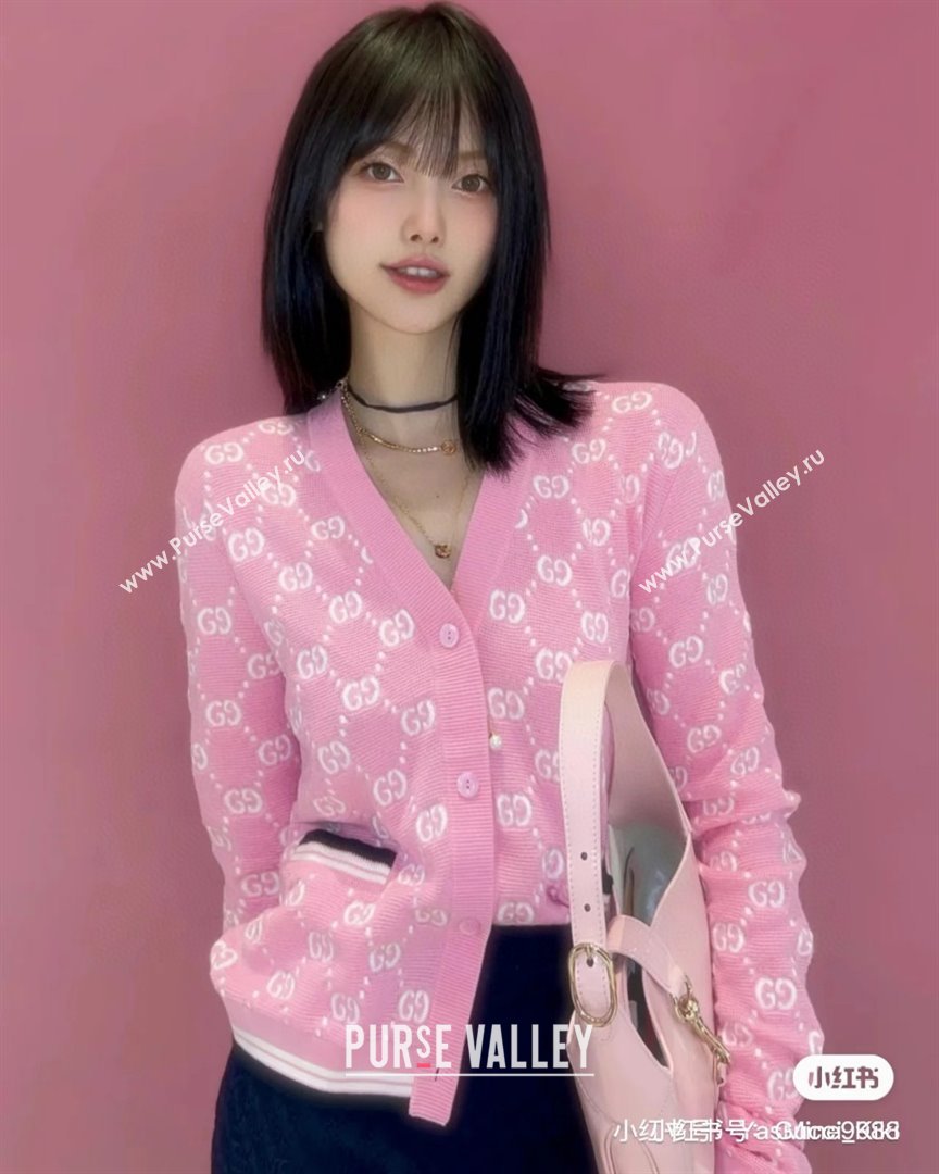 Gucci GG Cardigan G031018 Pink 2025 (Q-25031118)