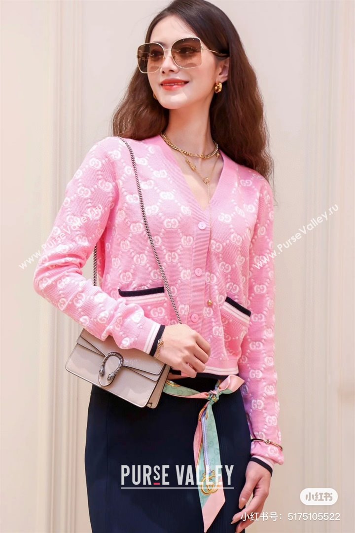 Gucci GG Cardigan G031018 Pink 2025 (Q-25031118)