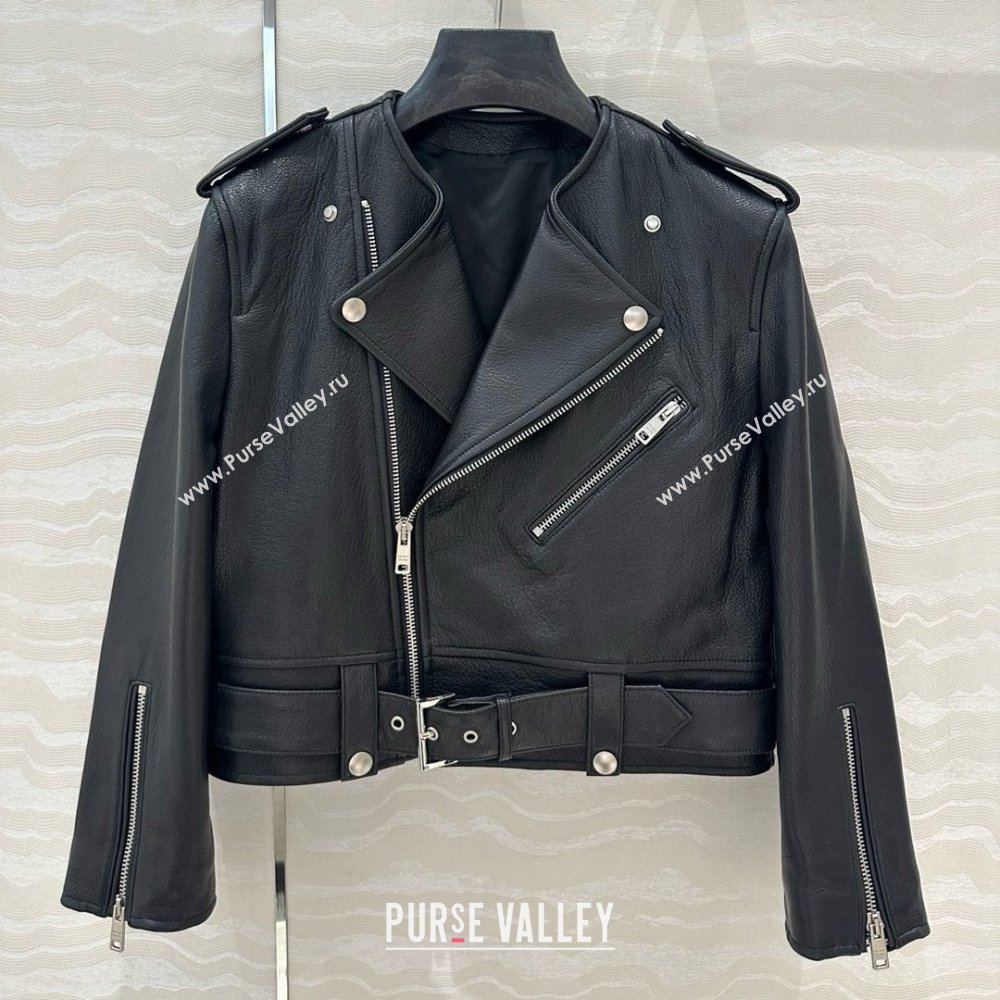 Prada Lambskin Jacket P031119 Black 2025 (Q-25031119)