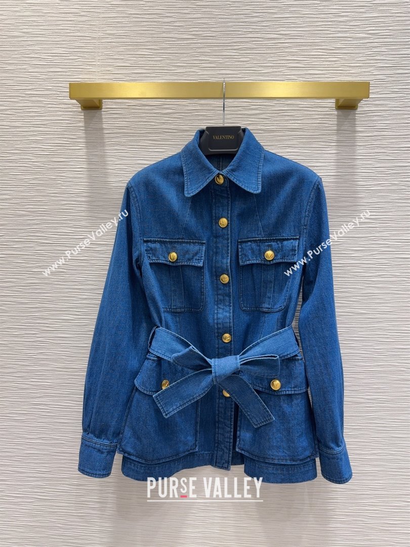 Valentino Denim Jacket V031133 Blue 2025 (Q-25031133)