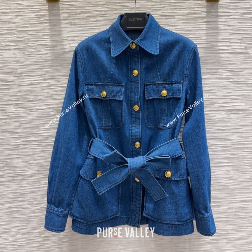 Valentino Denim Jacket V031133 Blue 2025 (Q-25031133)