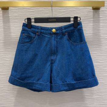 Valentino Denim Shorts V031128 Blue 2025 (Q-25031128)