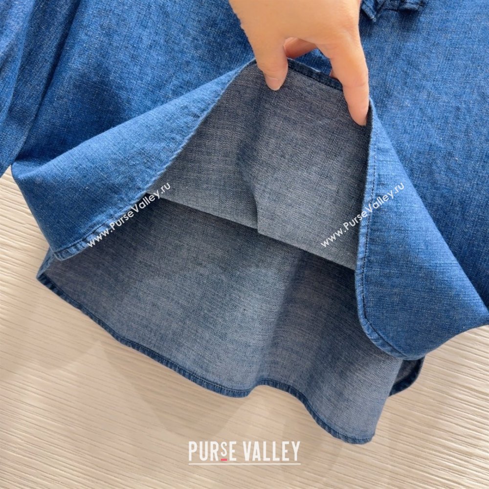 Valentino Denim Blouse V031130 Blue 2025 (Q-25031130)