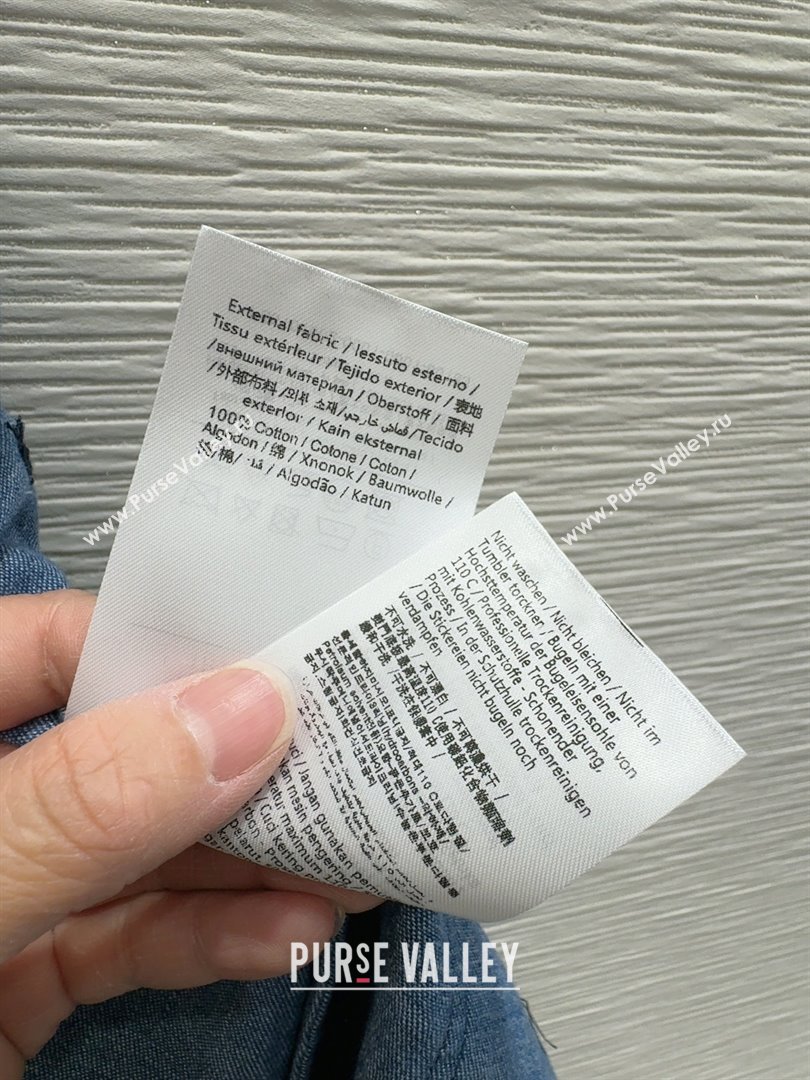 Valentino Denim Skirt V031131 Blue 2025 (Q-25031131)