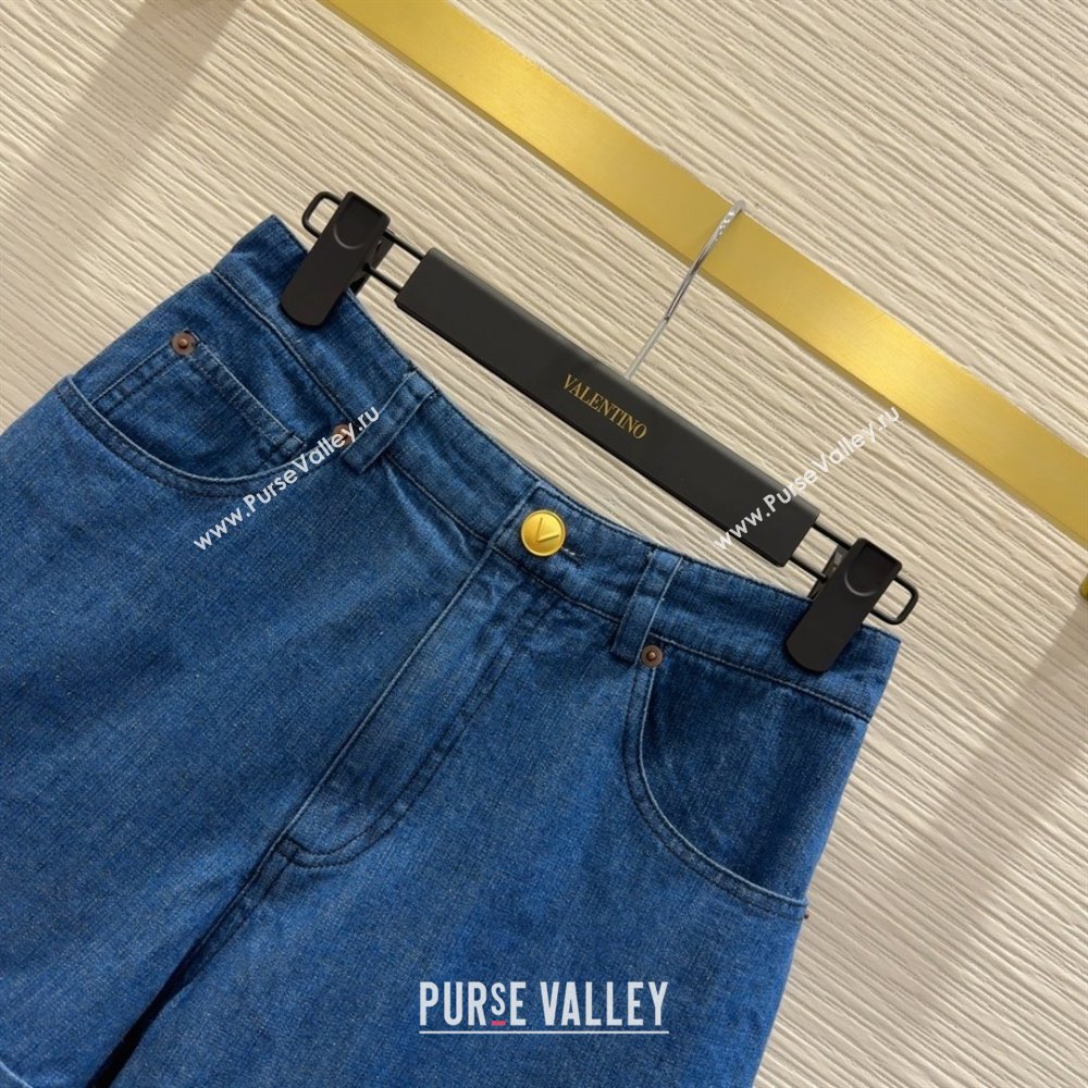 Valentino Denim Shorts V031128 Blue 2025 (Q-25031128)