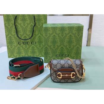 Gucci GG Canvas Chain Mini Bag with Web Strap 2025 0317 (99-250317051)