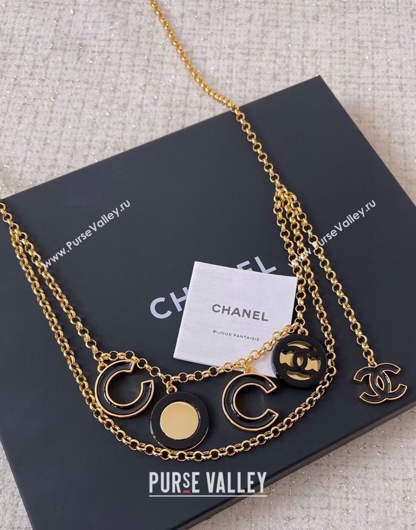Chanel Coco Chain Belt ABE280 Black 2025 (99-250317048)
