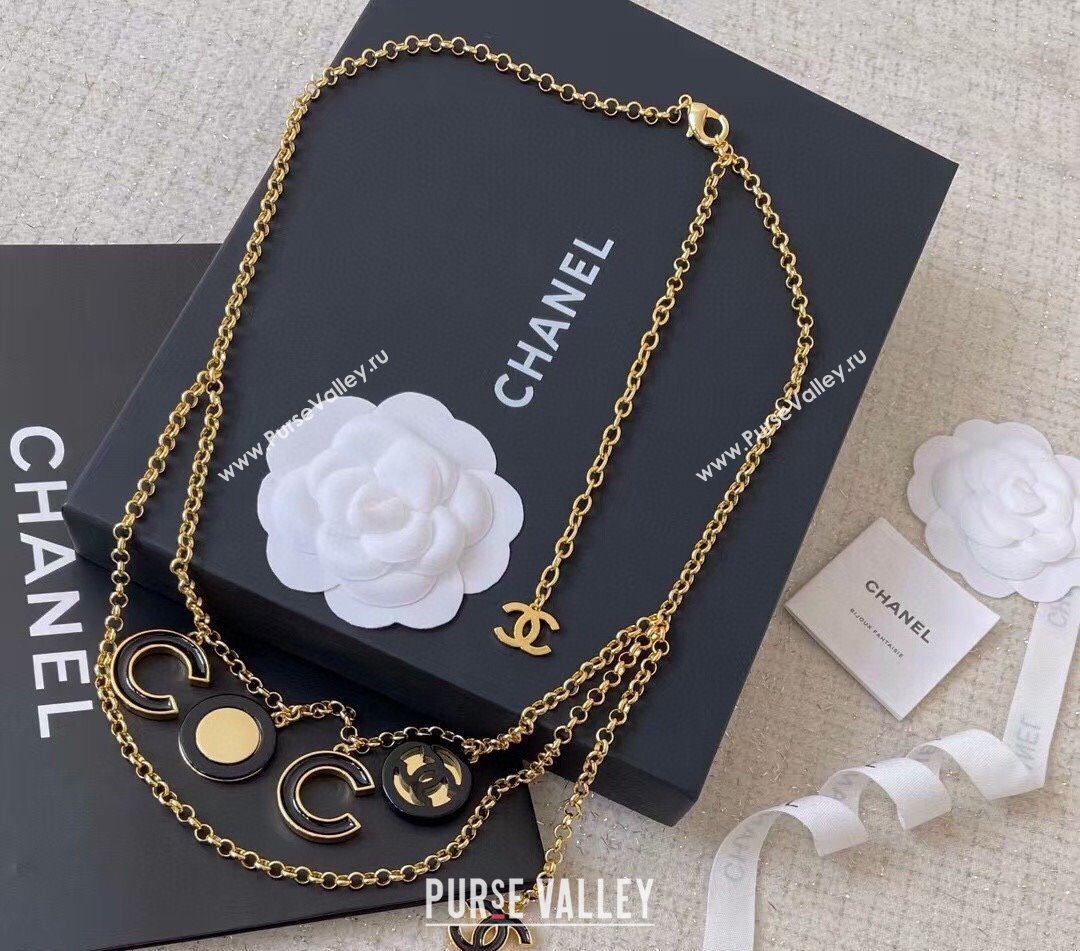 Chanel Coco Chain Belt ABE280 Black 2025 (99-250317048)