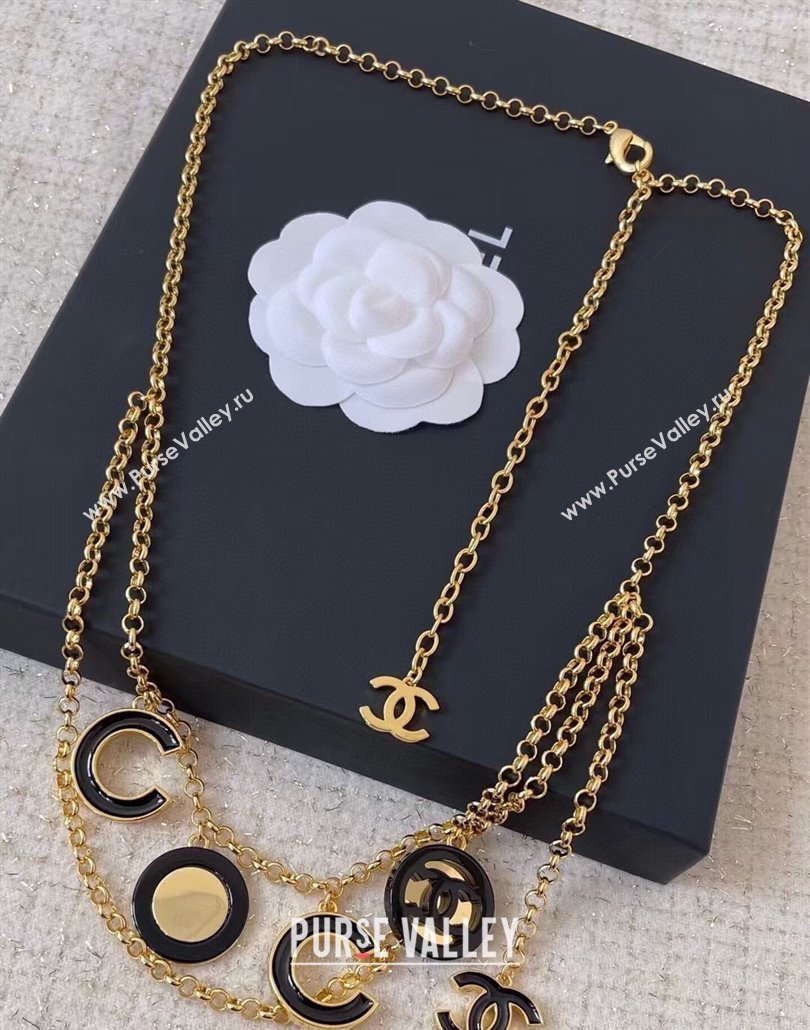 Chanel Coco Chain Belt ABE280 Black 2025 (99-250317048)