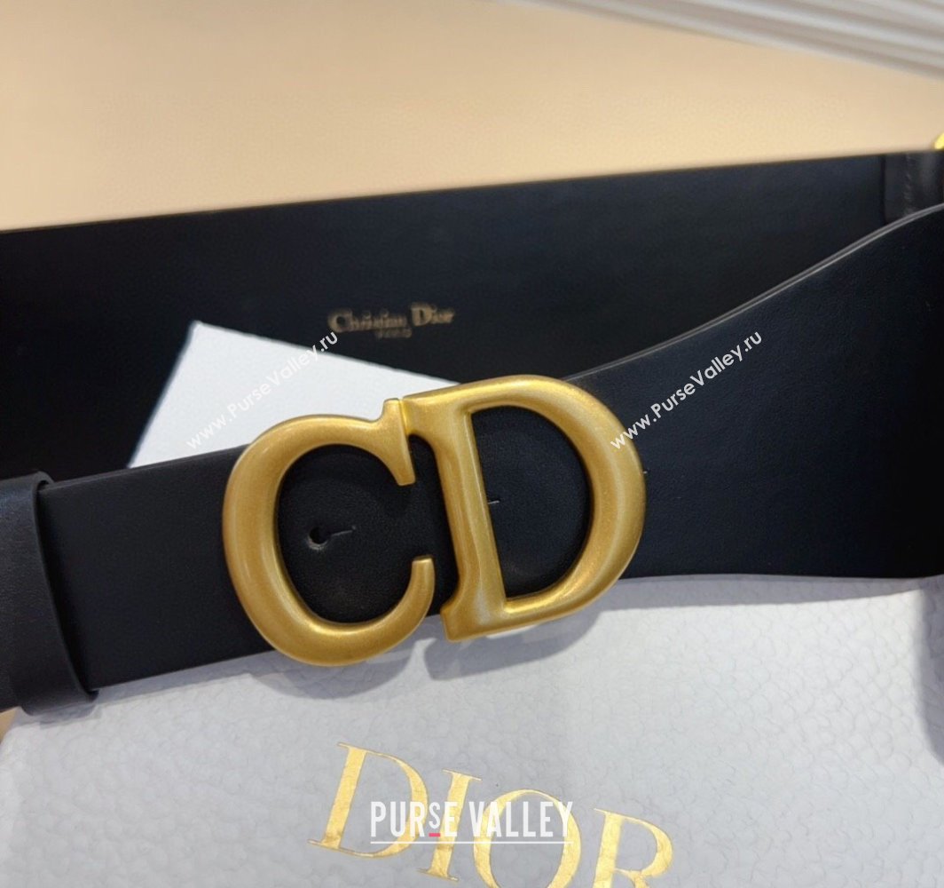 Dior Saddle Black Leather Belt Bag with Pouch 2025 (99-250317056)