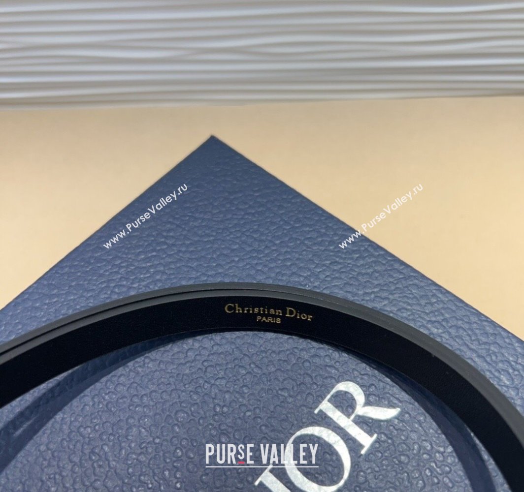 Dior Montaigne Pearls Chain Leather Belt 1.8cm 2025 0317 (99-250317043)