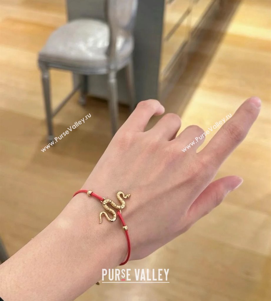 Dior Chinese Year of Snake Bracelet Red 2025 0319 (YF-250319130)