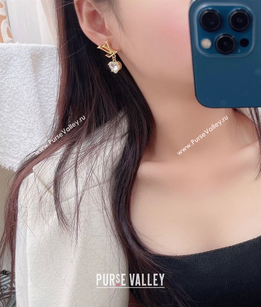 Louis Vuitton LV Iconic heart Short Earrings 2025 (YF-250320036)