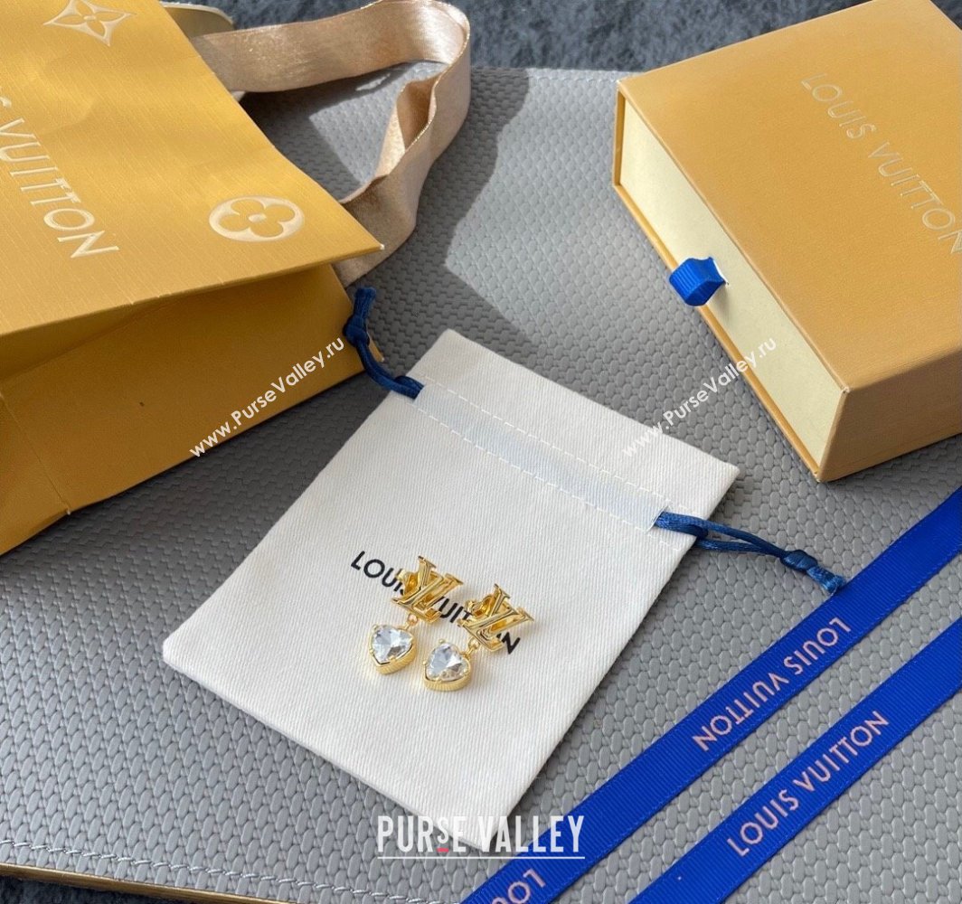 Louis Vuitton LV Iconic heart Short Earrings 2025 (YF-250320036)