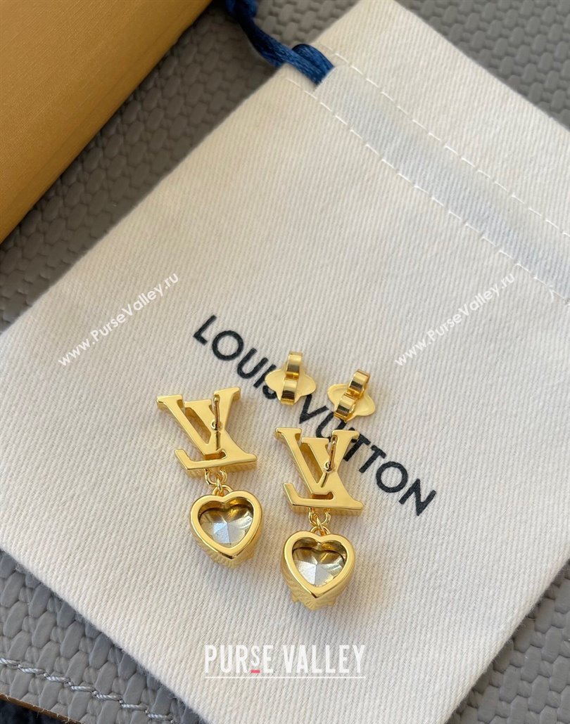Louis Vuitton LV Iconic heart Short Earrings 2025 (YF-250320036)