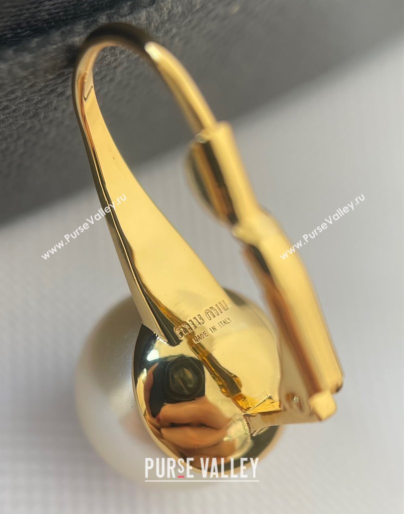 Celine Pearl Earrings White/Gold 2025 0320 (YF-250320035)