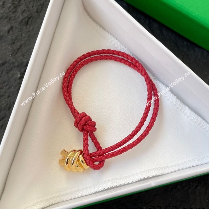 Bottega Veneta Knot Bracelet Red 2025 0320 (YF-250320032)