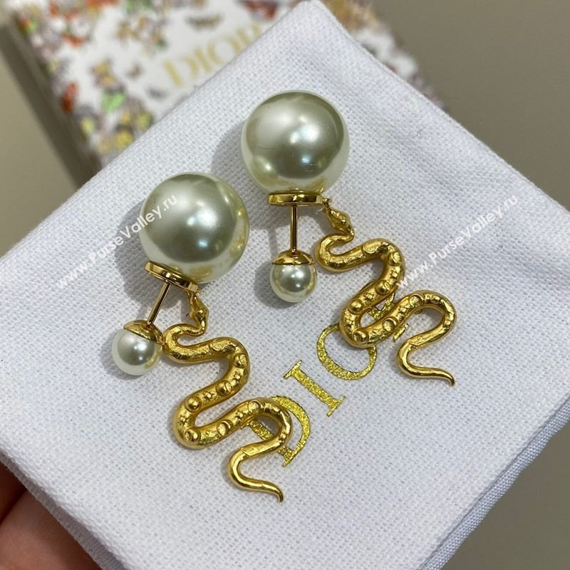 Dior Chinese Year of Snake Tribales Earrings 2025 (YF-250319131)