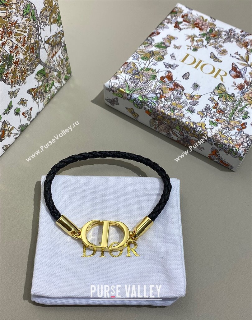 Dior 30 Montaigne CD Bracelet Black 2025 0319 (YF-250319132)