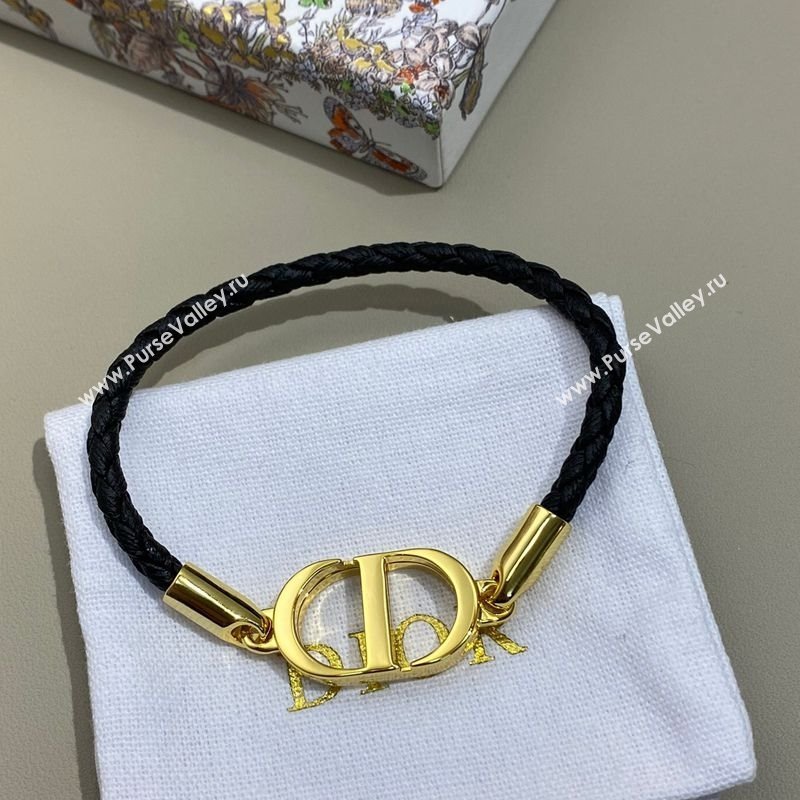 Dior 30 Montaigne CD Bracelet Black 2025 0319 (YF-250319132)