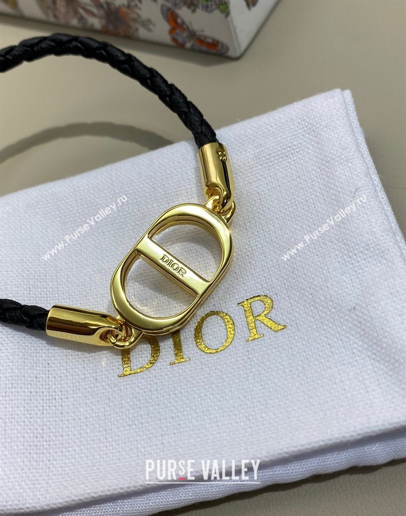 Dior 30 Montaigne CD Bracelet Black 2025 0319 (YF-250319132)