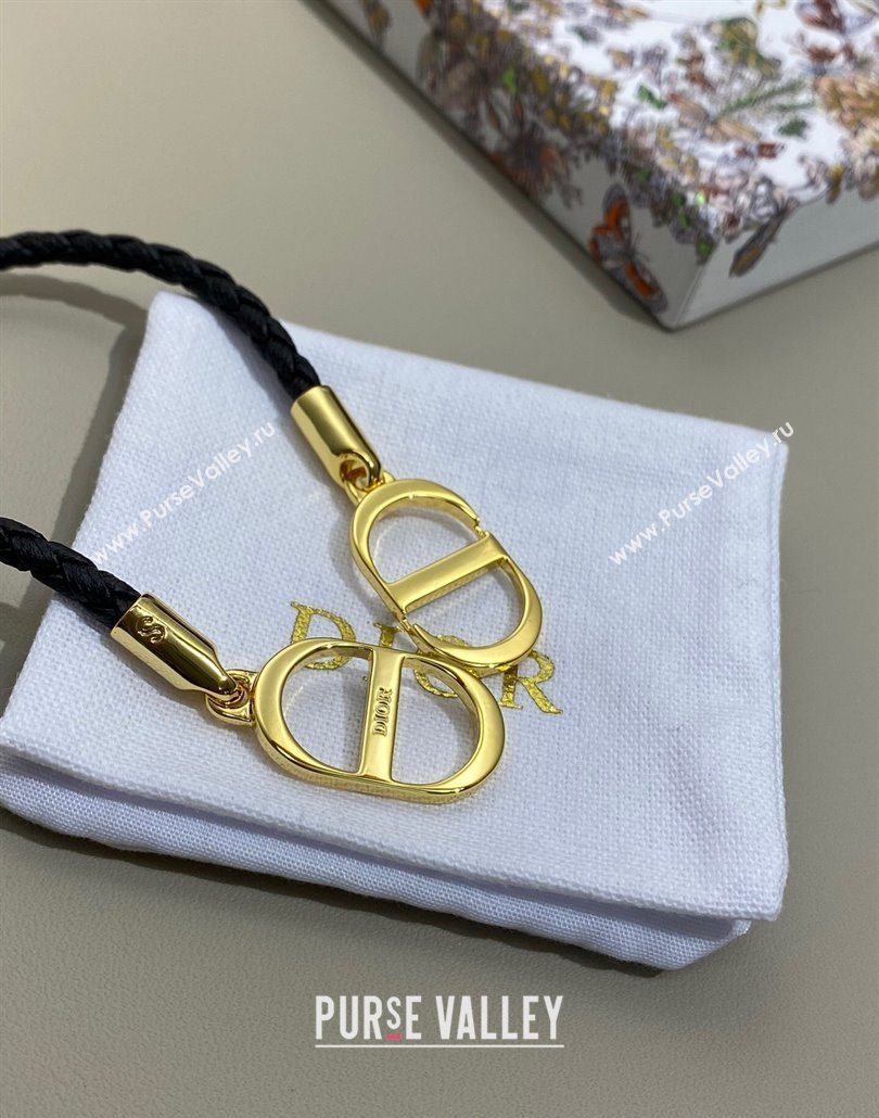 Dior 30 Montaigne CD Bracelet Black 2025 0319 (YF-250319132)