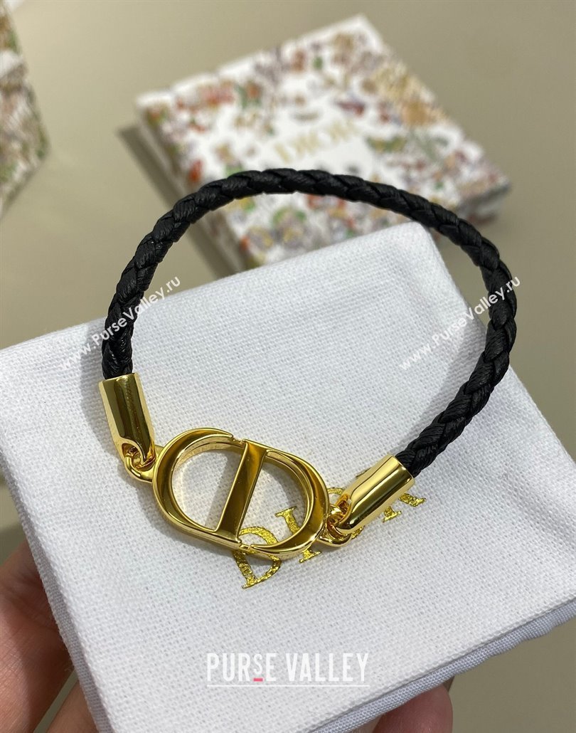 Dior 30 Montaigne CD Bracelet Black 2025 0319 (YF-250319132)