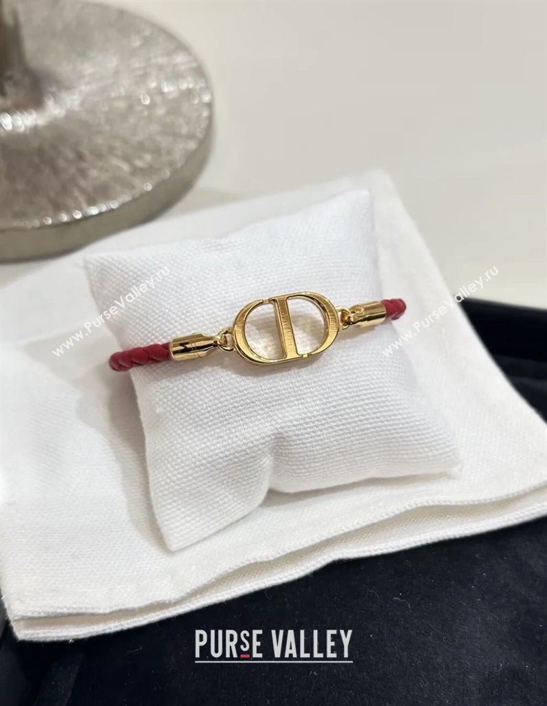 Dior 30 Montaigne CD Bracelet Red 2025 0319 (YF-250319133)