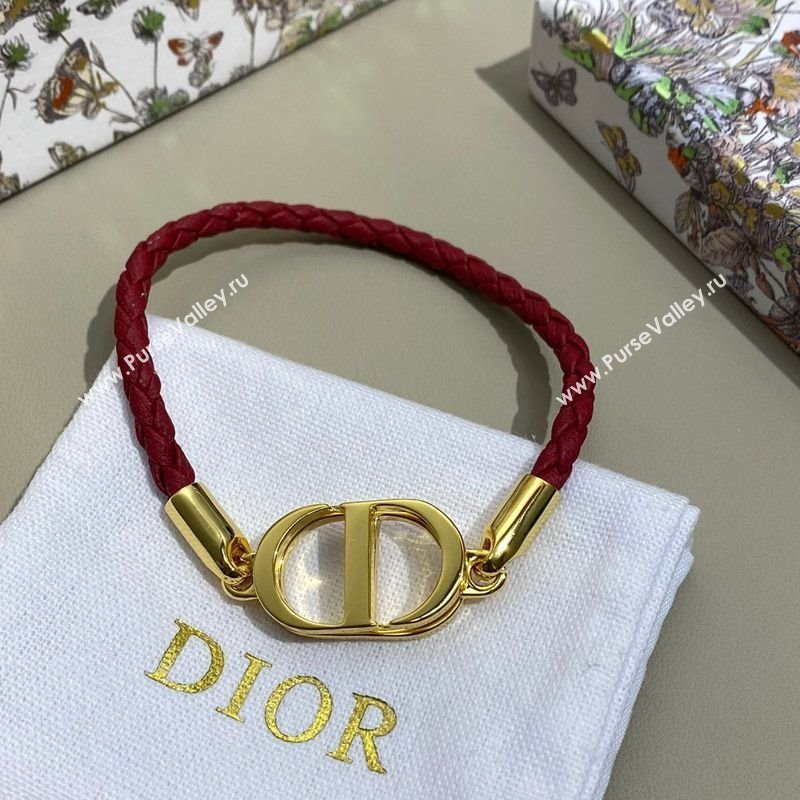 Dior 30 Montaigne CD Bracelet Red 2025 0319 (YF-250319133)