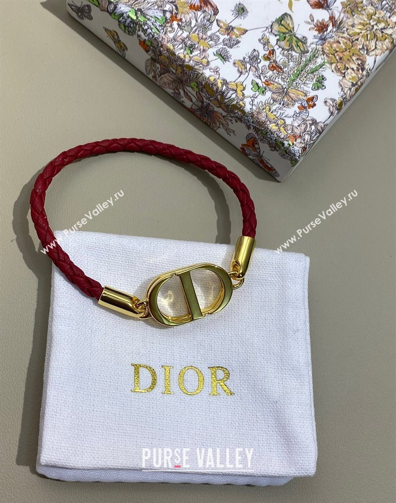 Dior 30 Montaigne CD Bracelet Red 2025 0319 (YF-250319133)