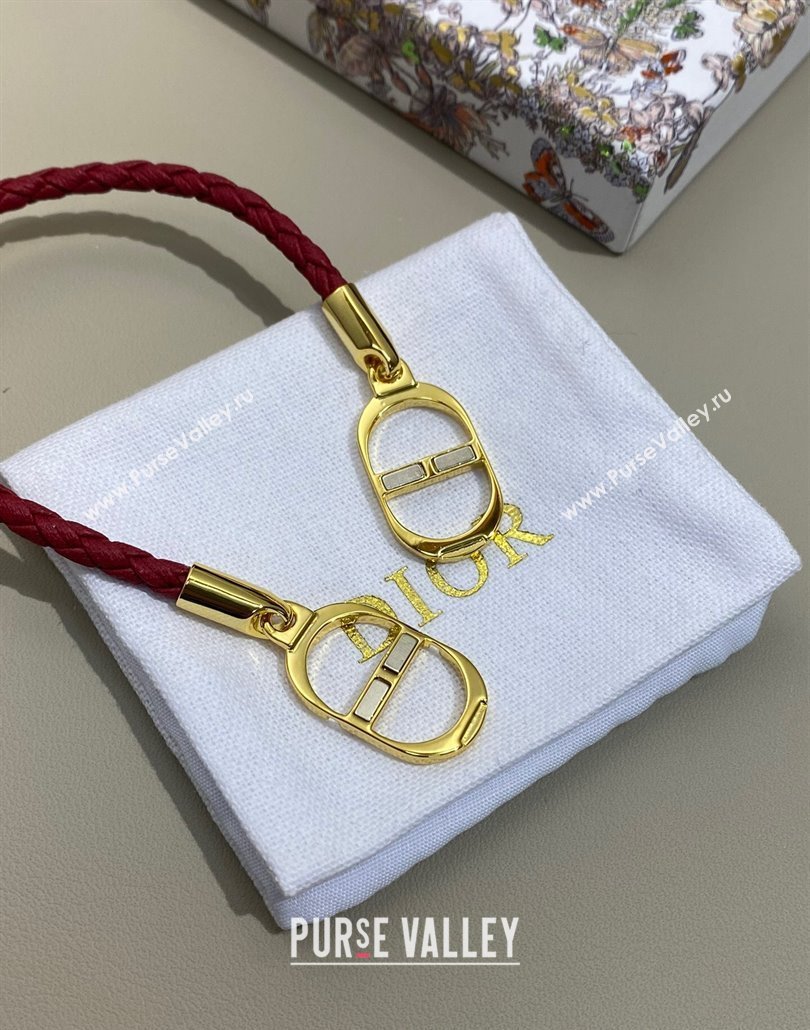 Dior 30 Montaigne CD Bracelet Red 2025 0319 (YF-250319133)
